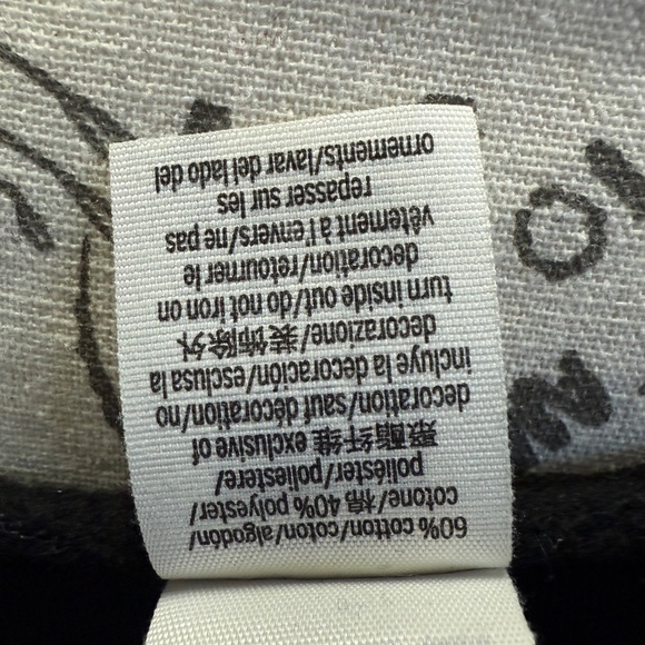 Victoria’s Secret PINK Logo Boatneck Sweatshirt-Black-Size m - Picture 4 of 4